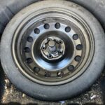 water in tire well