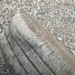 broken belt in a tire
